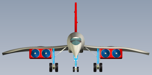 10--Concorde协和飞机模型3D图纸缩略图